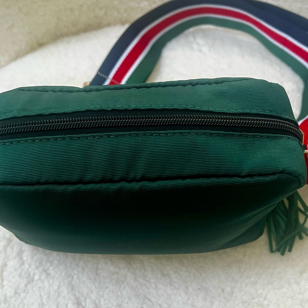Gucci Upcycled Canvas Beauty Crossbody Bag with Coach Charm and Removable Strap - Picture 6 of 8